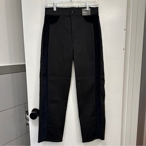 NWT Express Black Jeans with Velvet Stripe